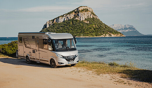 Vollintegriertes Wohnmobil mieten